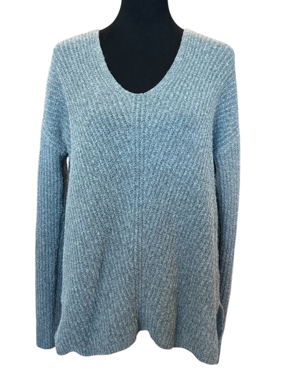 New ~ CASLON ~ ( Nordstrom) Women's Grey Long Sleeve Pullover Sweater Size M